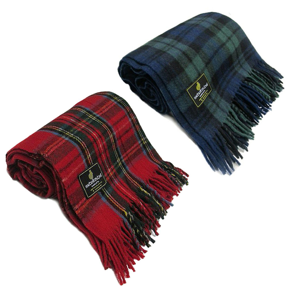 Scottish Wool Tartan Blanket