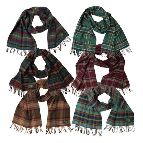 Irish County Wool Scarves