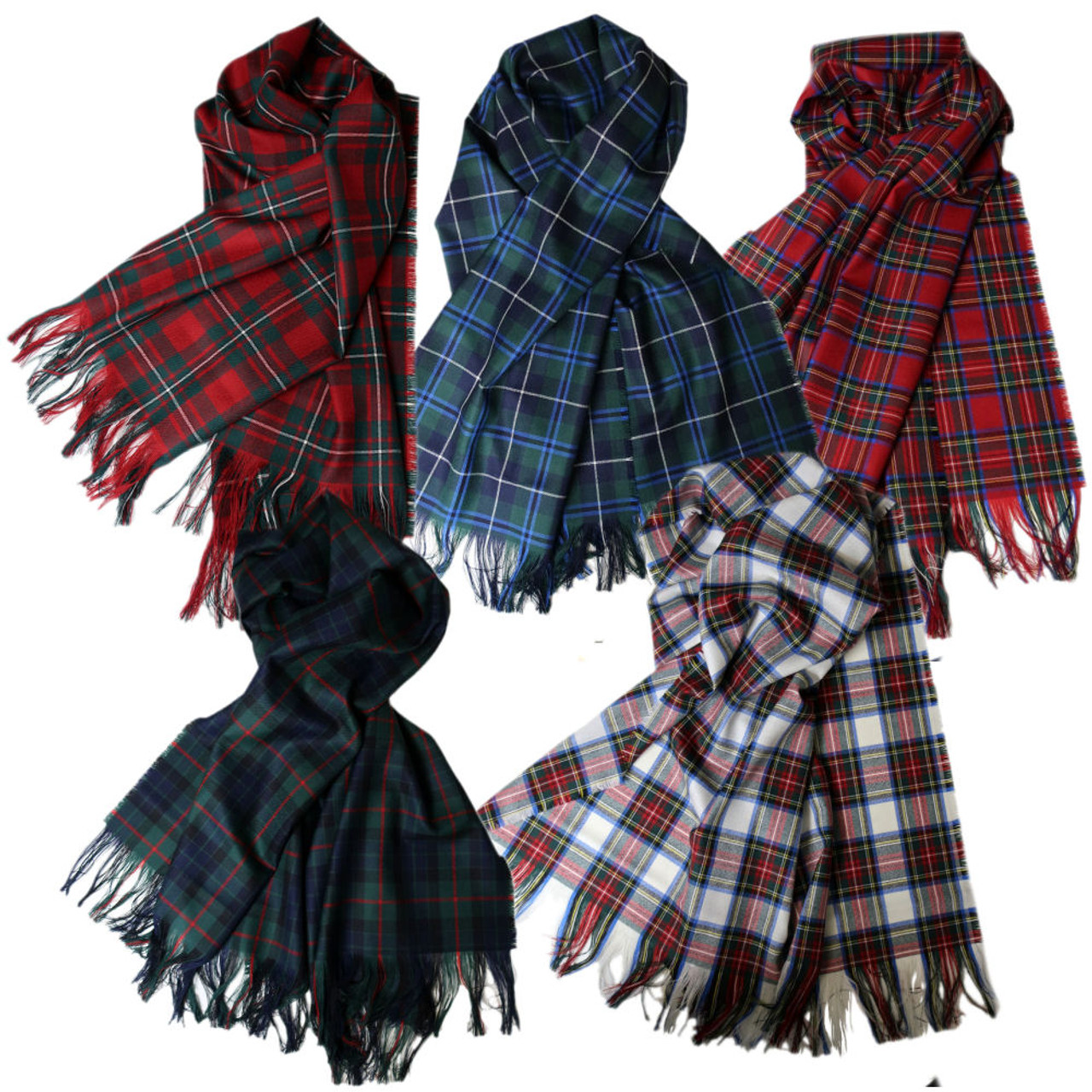 Women's Tartan Wool Stole