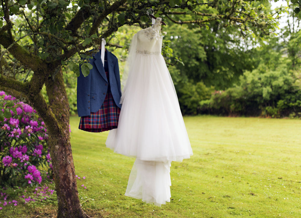 scottish wedding dress