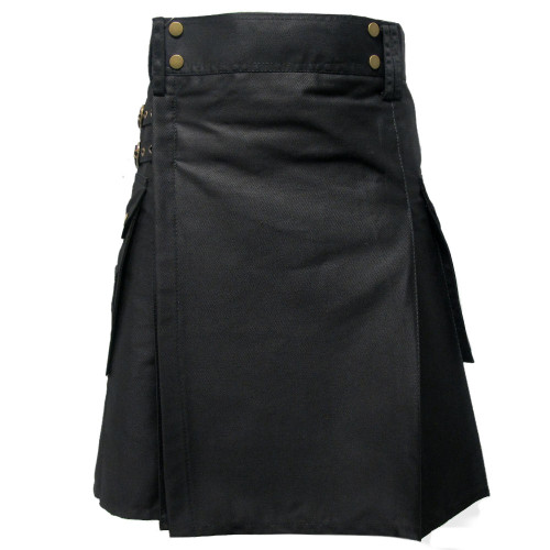 Black Utility Kilt